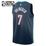 Maillot NBA Oklahoma City Thunder Chet Holmgren Nike 2025-26 City Edition Noir Swingman - Enfant